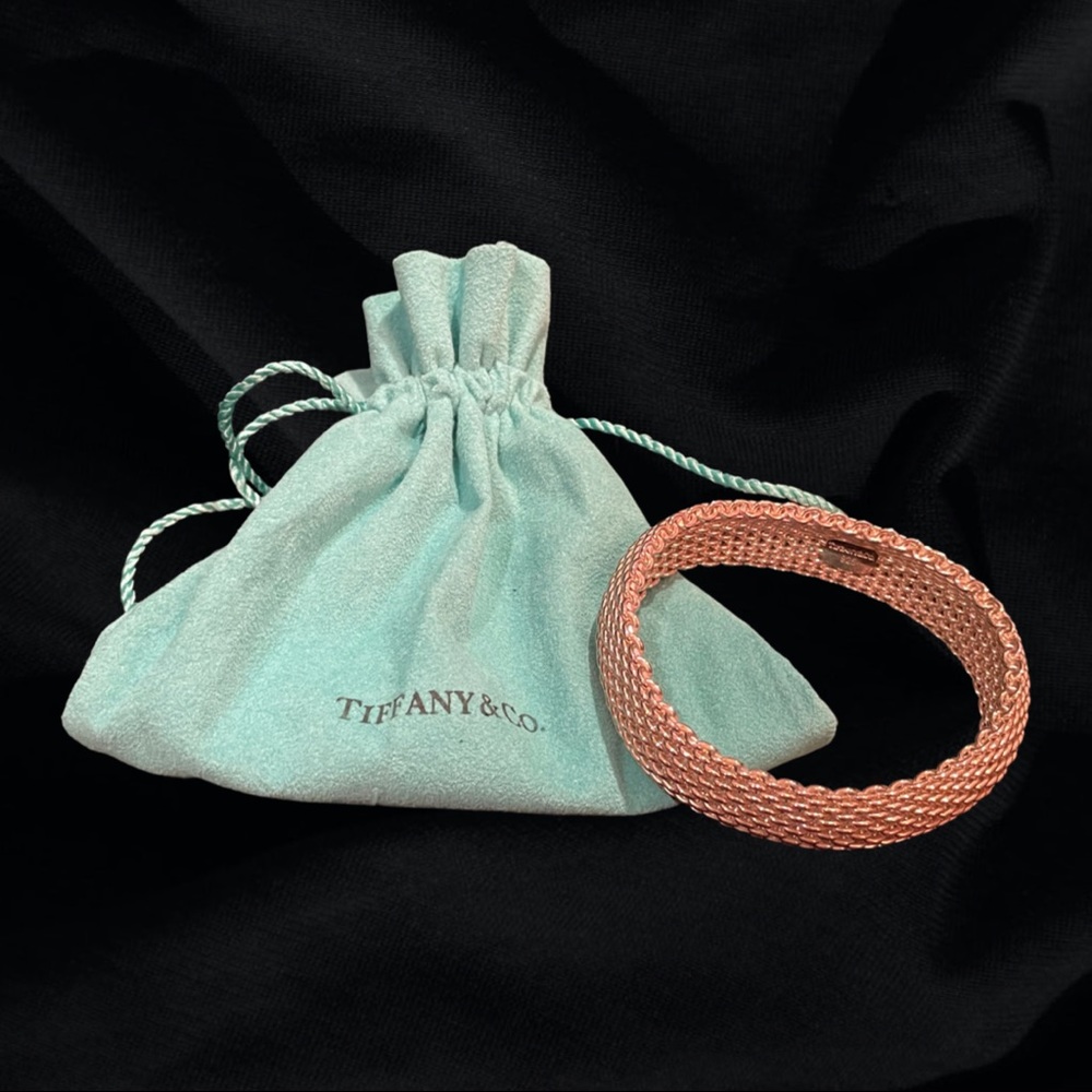 Tiffany & Co. Somerset Sterling Silver Mesh Bracelet
